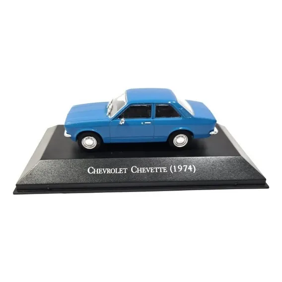 Carro Miniatura Chevrolet Chevette 1974 1:43 Collectors Ixo Cor Azul Foto 1