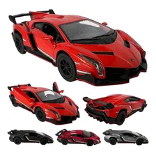 Carro Miniatura Lamborghini Veneno Carrinho De Ferro Coleção Foto  mini 1