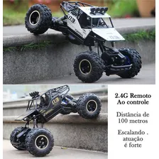 Carro Rock Crawler Rc 4x4 Off Road 28cm Cor Prateado Foto mini  3