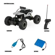 Carro Rock Crawler Rc 4x4 Off Road 28cm Cor Prateado Foto mini 4