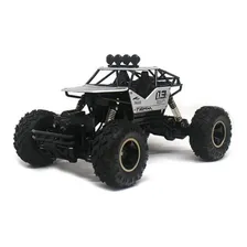 Carro Rock Crawler Rc 4x4 Off Road 28cm Cor Prateado Foto  mini 1