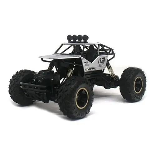 Carro Rock Crawler Rc 4x4 Off Road 28cm Cor Prateado Foto 1