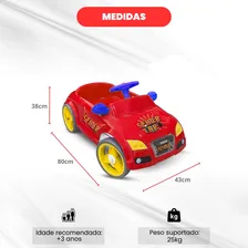 Carro Spider Car Infantil Att Vermelho Rodas Em Eva Homeplay Foto mini 2