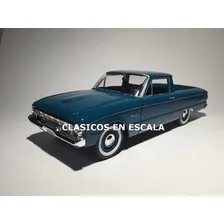 Carro/Caminhonete em miniatura Ford Ranchero 1960 1:24 azul Foto mini 1