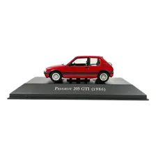Carros InesquecÃveis Do Brasil Ed78 Peugeot 205 Gti (1986) Cor Vermelho Foto mini 2