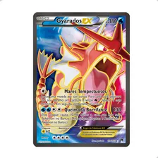 Carta Pokémon Gyarados Ex 114/122 Turbo Colisão Ultra Rara Original Tcg Copag Foto mini 1