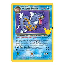 Carta Pokémon Gyarados Sombrio Copag Foto mini 1