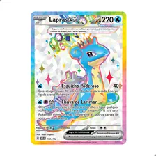 Carta Pokémon Lapras Ex 158/142 Coroa Estelar Ultra Rara Original Copag Tcg Foto mini 1