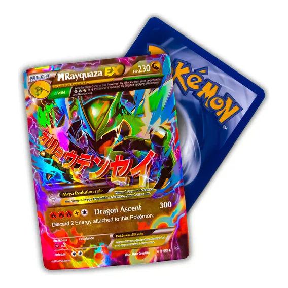 Carta Pokemon Mega Rayquaza Foto 1