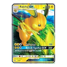 Carta Pokémon Raichu Gx Destinos Ocultos Foto mini 1