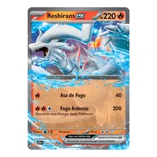 Carta Pokémon Reshiram Ex Amigos De Jornada Idioma Português Foto mini 1