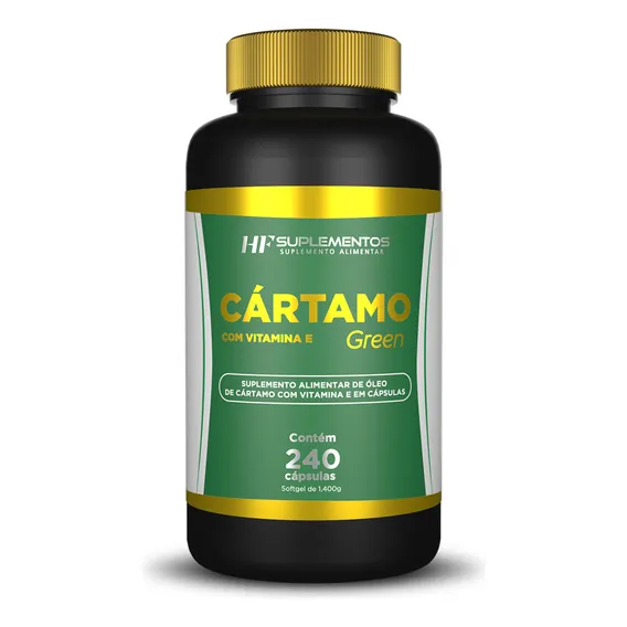 Cartamo Com Vitamina E 240 Capsulas Hf Suplementos Foto 1