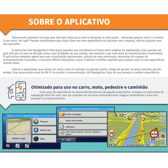 Cartão Atualização GPSystem iGO Navigation Central Multimídia Hbuster Foto 1