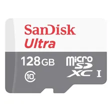 Cartão De Memória Micro Sdxc Sandisk 128gb Classe 10 Ultra Foto  mini 1