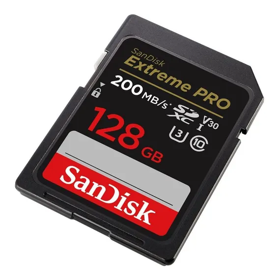 Cartão De Memória Sandisk Extreme Pro 128gb 4k Uhd Foto 1