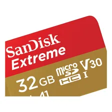Cartão Memória 32gb Micro Sd Extreme 100mbs V30 Sandisk Foto mini  3