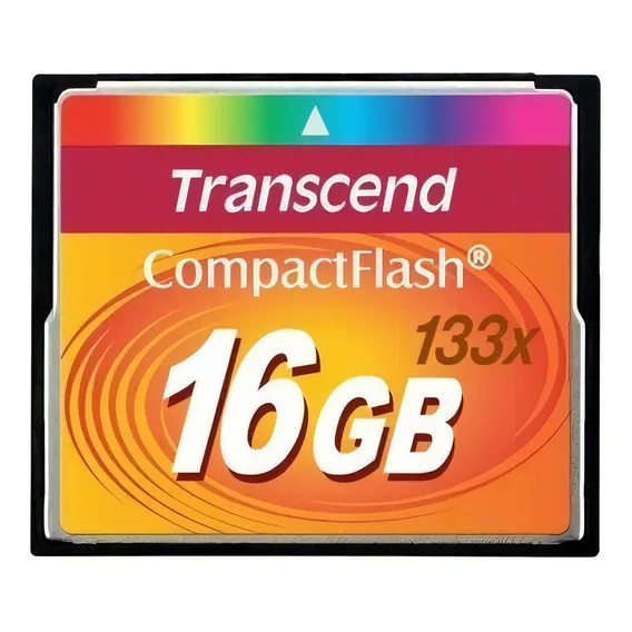 Cartão Memória Compact Flash Cf 16gb Transcend 133x Foto 1