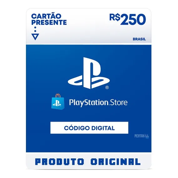 Cartao Playstation Psn Gift Card Br  Reais Instantâneo Foto 1