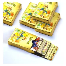 Cartas de Pokémon Jogos de Cartas Pokémon 55 Cartas de Ouro Foto mini 1
