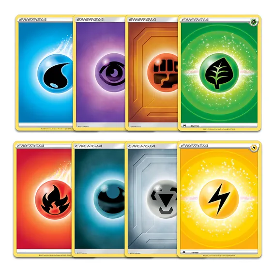 Cartas Pokemon Pack De 120 Energias Para Jogar Pokémon Tcg Foto 1