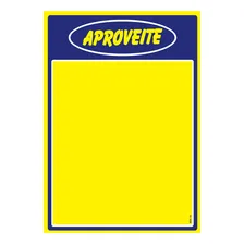 Cartaz Aproveite A4 21x30cm Papel Duplex 100 Und Foto  mini 1