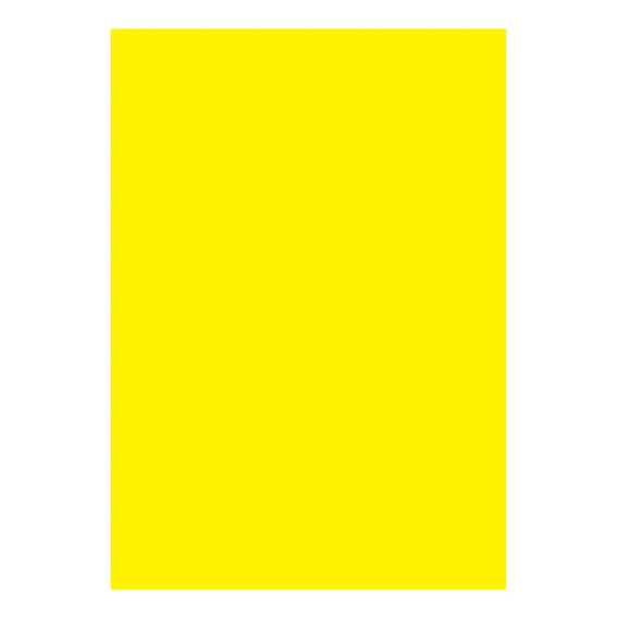 Cartaz Duplex Amarelo Liso 48x65 - 200 Unidades Foto 1