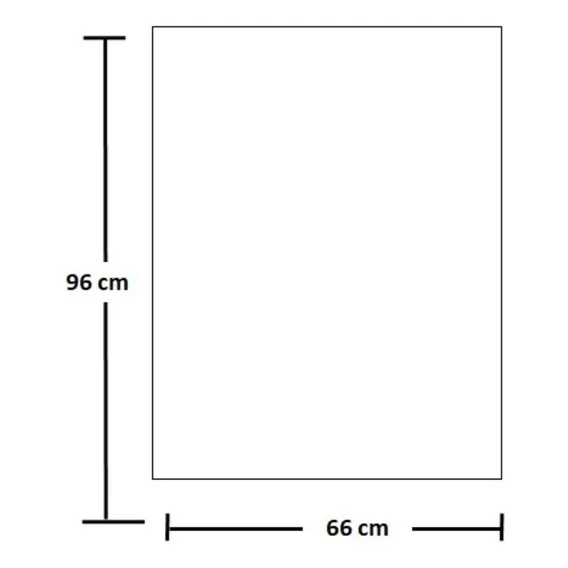 Cartaz Gigante Branco 66x96cm Papel Couchê -100 Unid Foto 1