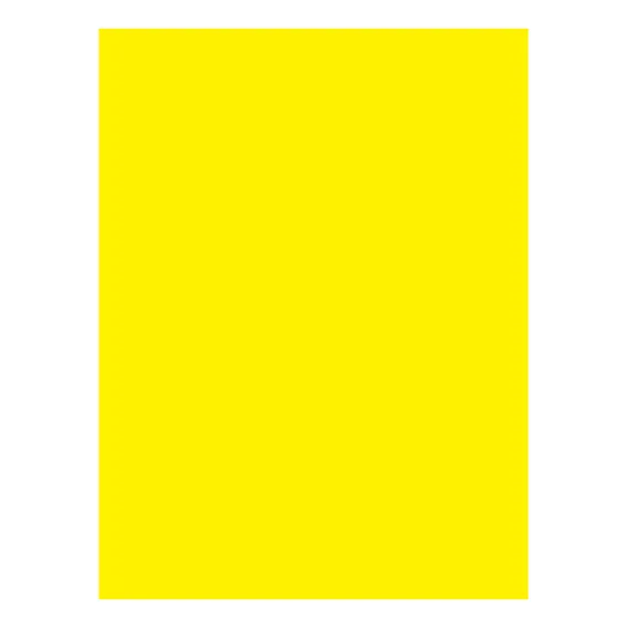 Cartaz Liso Médio Amarelo (47x64cm) Foto 1