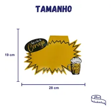 Cartaz Splash Dia Da Cerveja Aba 19x28cm Papel Duplex 25 Und Foto mini  3