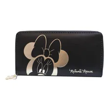 Carteira Feminina Rosto Minnie Preta Disney Foto mini 1