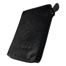 Carteira Masculina Couro LegĂtimo Porta CartĂŁo Reaggio Cor Carteira Masculina Preta 2 Foto mini 4