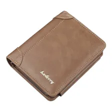 Carteira Masculina Couro Vertical + 2 Zíperes Porta Níquel Cor Marrom Foto  mini 1