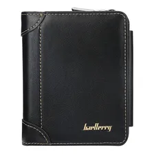 Carteira Masculina Couro Vertical 2 zĂperes porta nĂquel cor preto Foto mini 3
