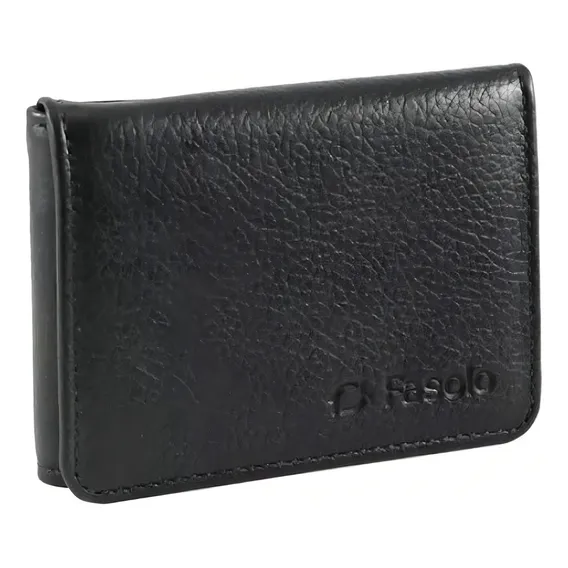 Carteira Masculina Em Couro Compacta Fasolo H010 Nova H060 Foto 1