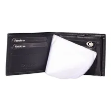 Carteira Masculina Fasolo H013 Couro Legítimo Espaço Cheque Foto mini 4