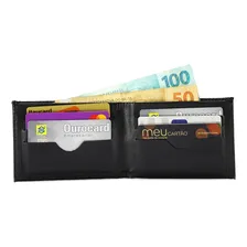 Carteira Masculina Slim Kit Com 160 Unidades Atacado Cor Preto Foto mini 4