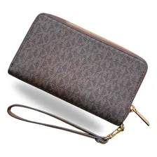 Carteira Michael Kors Monograma Marrom Foto mini 3