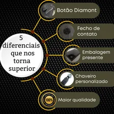 Carteira Porta Carto Automatica Couro Antifurto Rfid Café Co Desenho Do Tecido Liso Foto mini 3