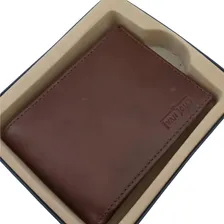 Carteira Social Brown Masculina Em Couro Foto mini 4