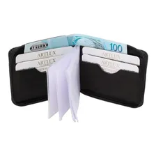Carteira Ziper Couro Artlux 938 - Preto Foto mini 2