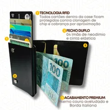 Carteiras Feminina De Couro Pu Pequena Antifurto Vermelha Cor Everest Desenho Do Tecido Liso Foto mini 4