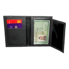 Carteiras Masculina Porta Cartão Documentos Cnh Em Couro Foto mini 4