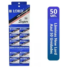 Cartela 10 X 5 Lâminas Para Barbear 50 Lord Super Inox C/ Nf Foto mini 3