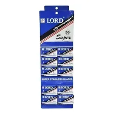 Cartela 10 X 5 Lâminas Para Barbear 50 Lord Super Inox C/ Nf Foto mini 1