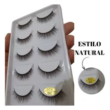 Cartela Cílios Postiços 5 Pares Mink 3d X26 Efeito Natural Foto mini 4