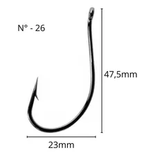 Cartela De Anzol Super Maruseigo Blacknickel N26 Marine Foto mini 4