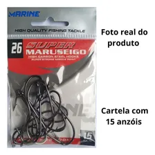 Cartela De Anzol Super Maruseigo Blacknickel N26 Marine Foto mini 3