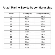 Cartela De Anzol Super Maruseigo Blacknickel N26 Marine Foto mini 2