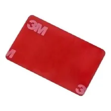 Cartela Fita Dupla Face 3m Espelho Retrovisor Com 10 Rolos Cor Vermelho Liso Foto mini 2