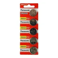 Cartela Pilha Bateria Cr2025 3v Panasonic Balança Litío Foto  mini 1